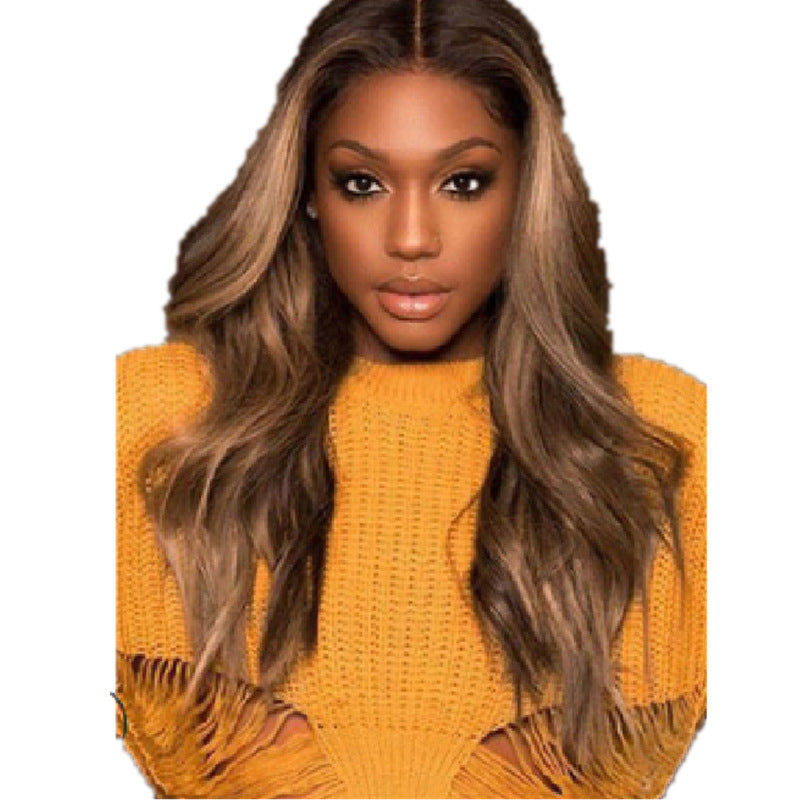 Mid-length Curly Human Hair Wig
