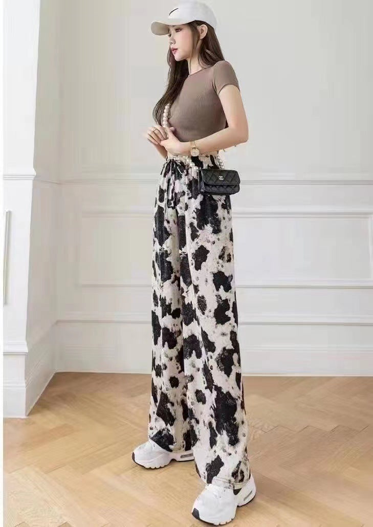 Ice Silk Wide-leg Pants