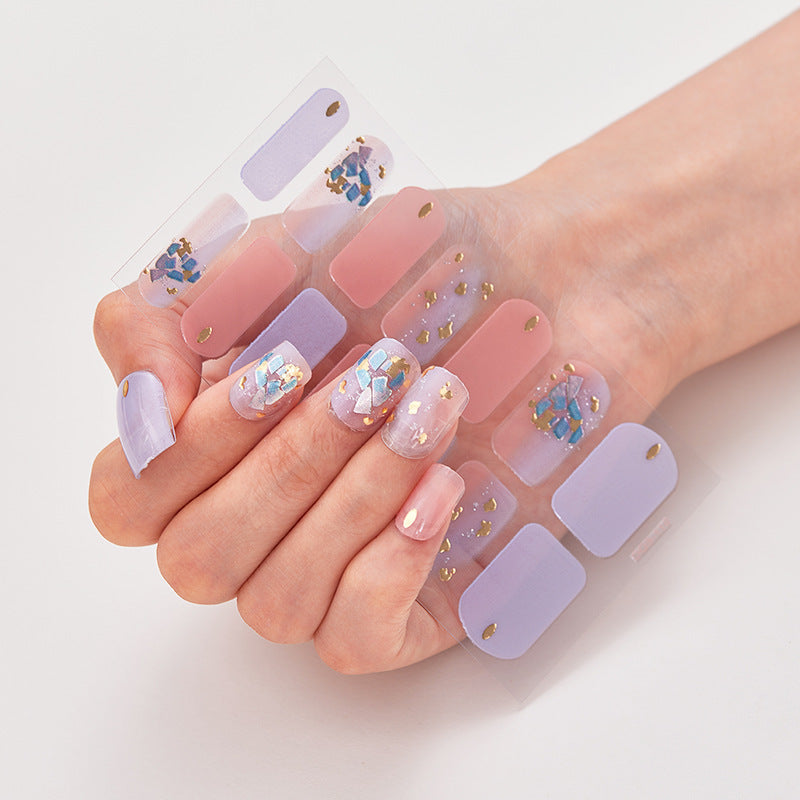 Bronzing Laser 3D Nail Stickers