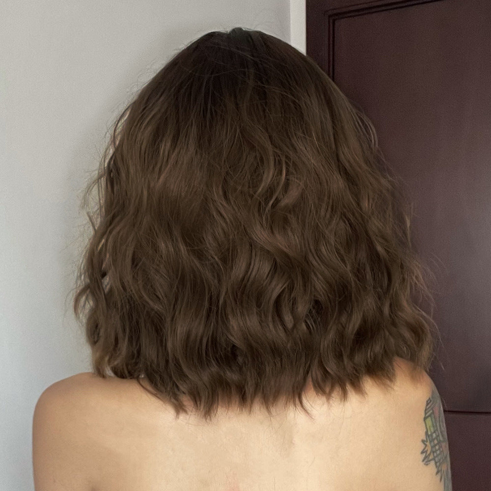 Shoulder-length Corn Human Hair Wig