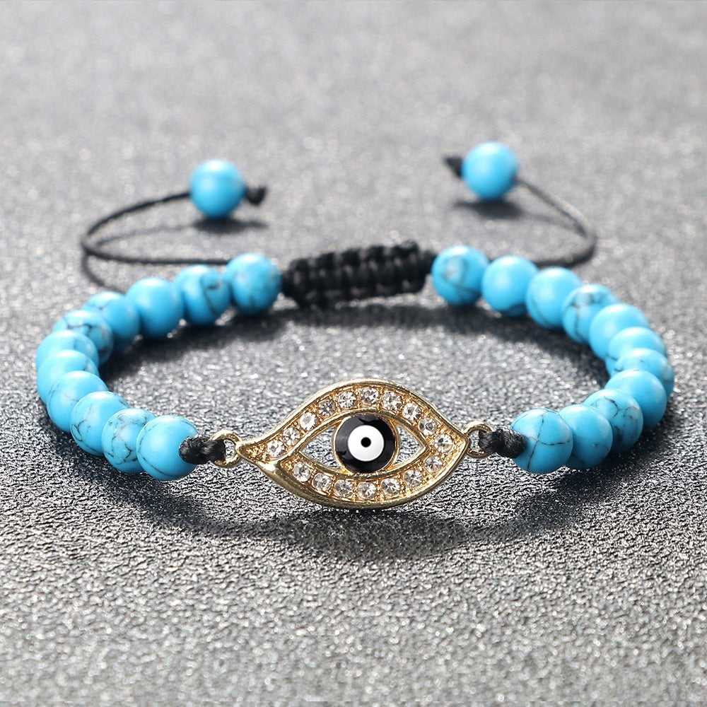Devil's Eye Micro Inlaid Zircon Bracelet