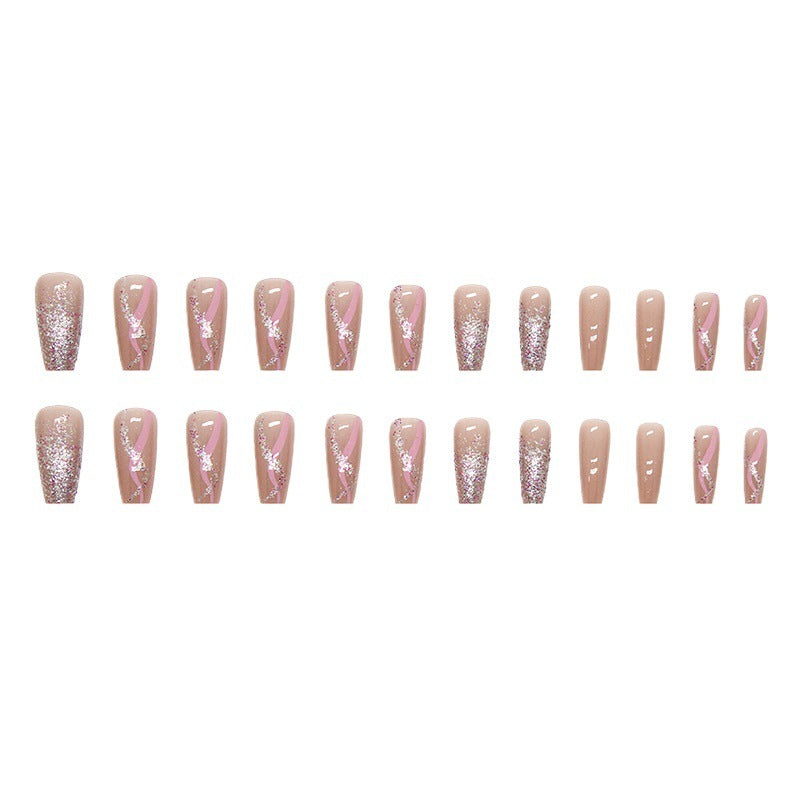 Mid-length Ballet Girl Fake Nails