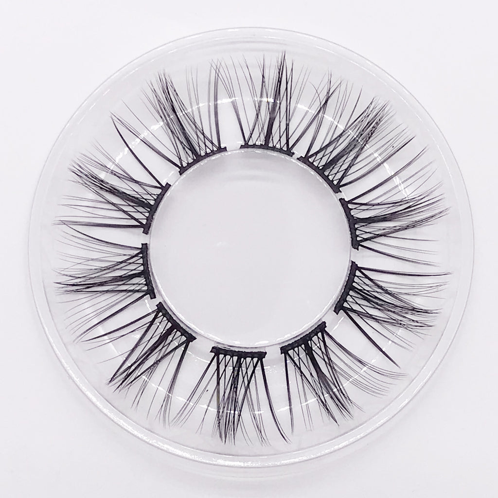 Natural Soft Simulation Segmented Eyelashes