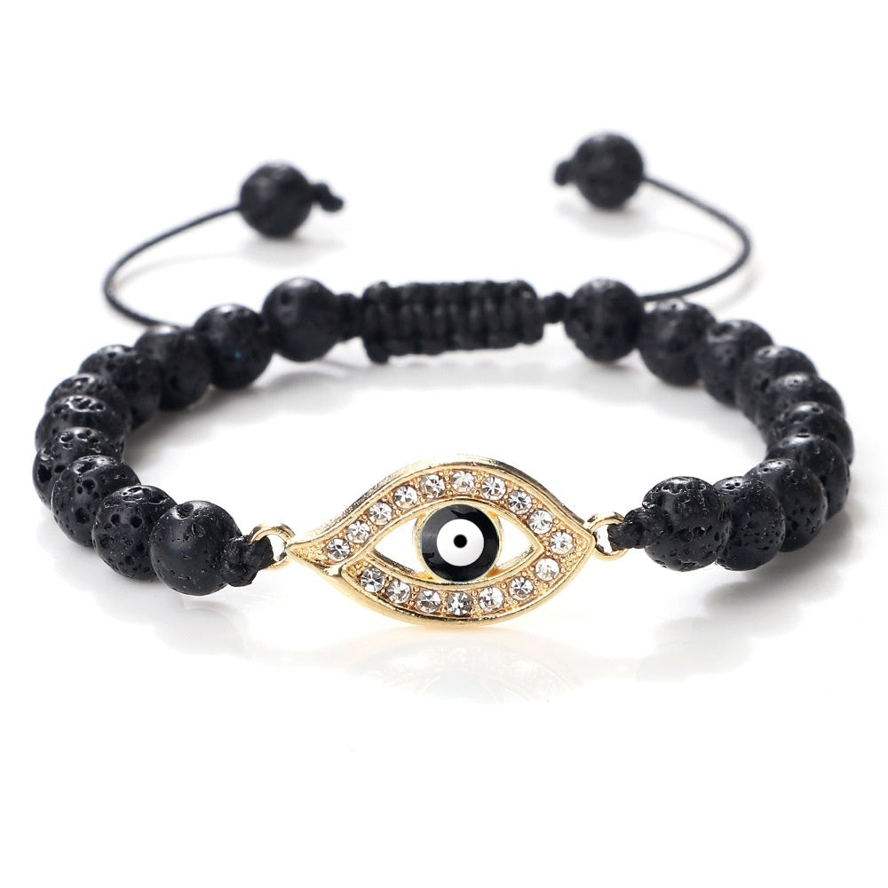 Devil's Eye Micro Inlaid Zircon Bracelet