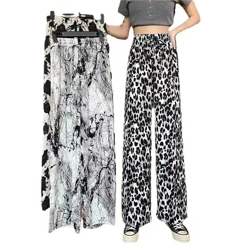 Ice Silk Wide-leg Pants