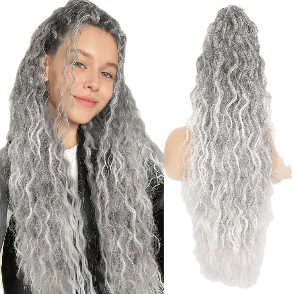 Ponytail Fluffy Human Hair Wig