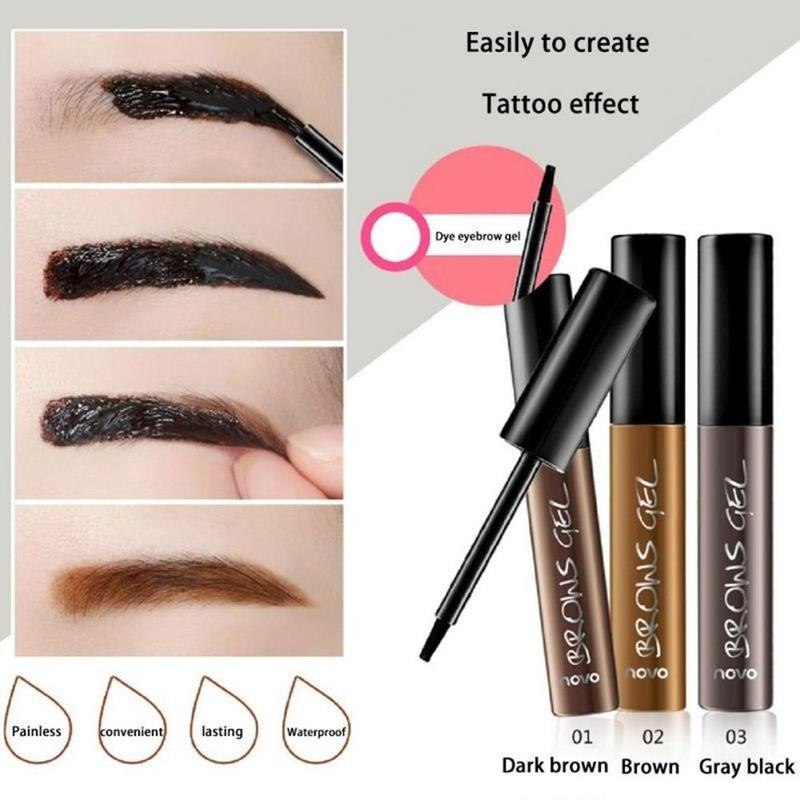 Peel Off Brown Black Eye Brown Gel