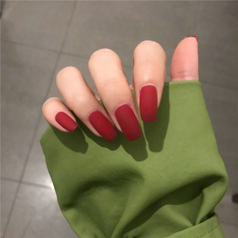 Manicure With False Nails