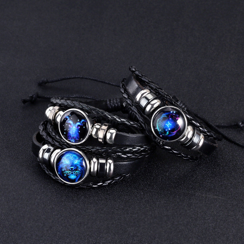 Zodiac Braided Bracelet