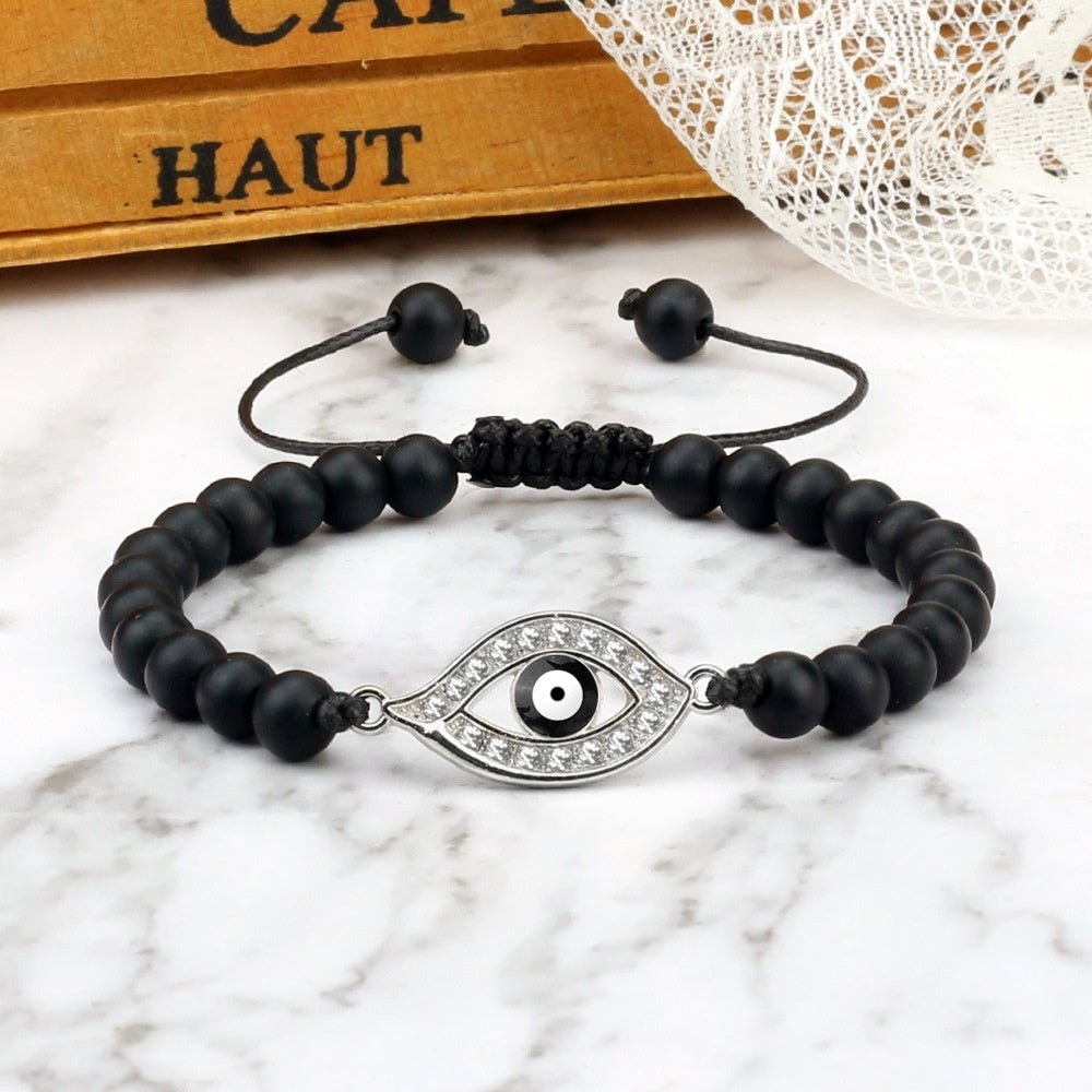 Devil's Eye Micro Inlaid Zircon Bracelet