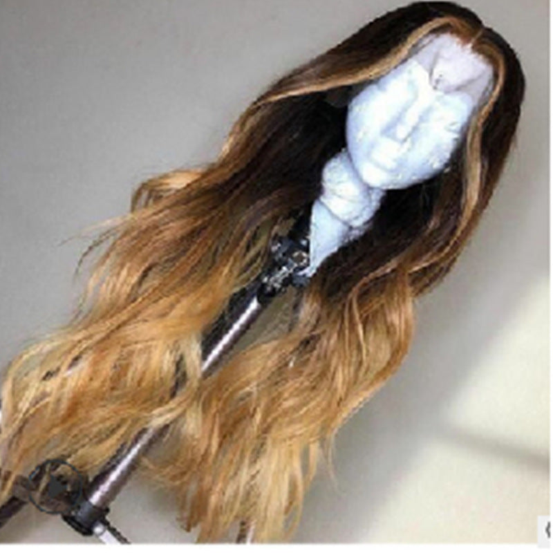 Mid-length Curly Human Hair Wig