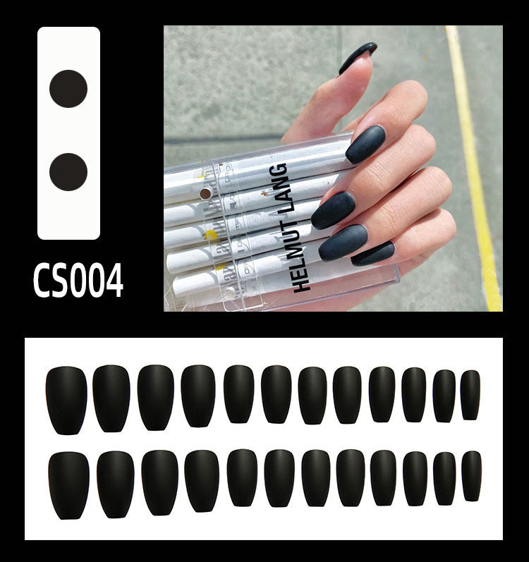 Frosted Personality Waterproof Ballet Nails