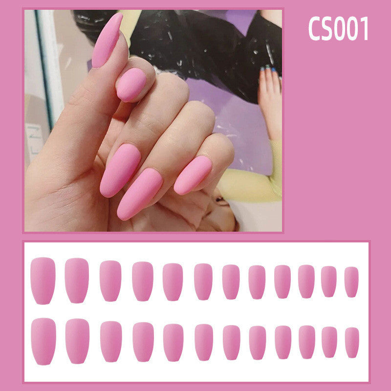 Frosted Personality Waterproof Ballet Nails
