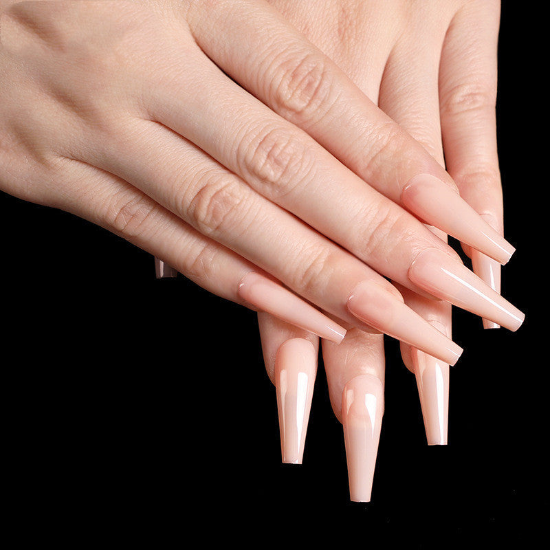 Long Coffin Fake Nails