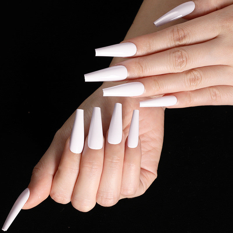 Long Coffin Fake Nails