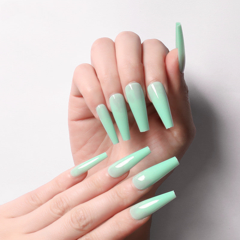 Long Coffin Fake Nails