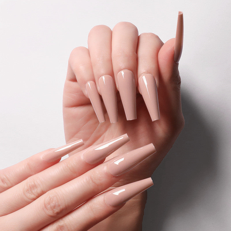 Long Coffin Fake Nails