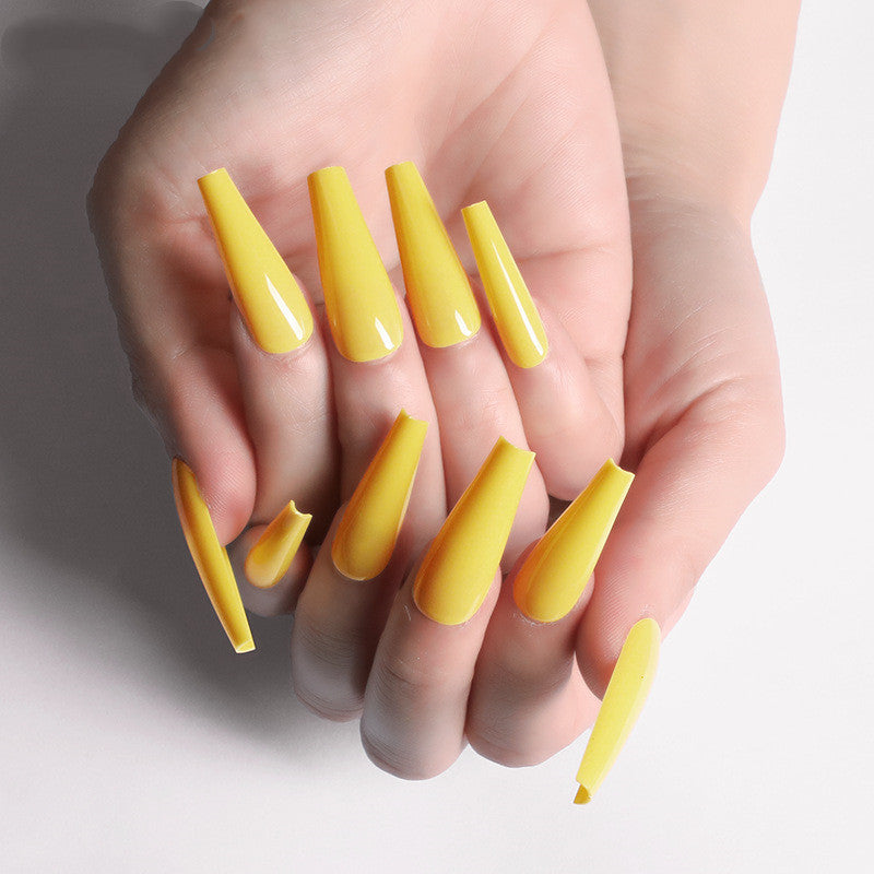 Long Coffin Fake Nails