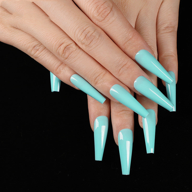 Long Coffin Fake Nails