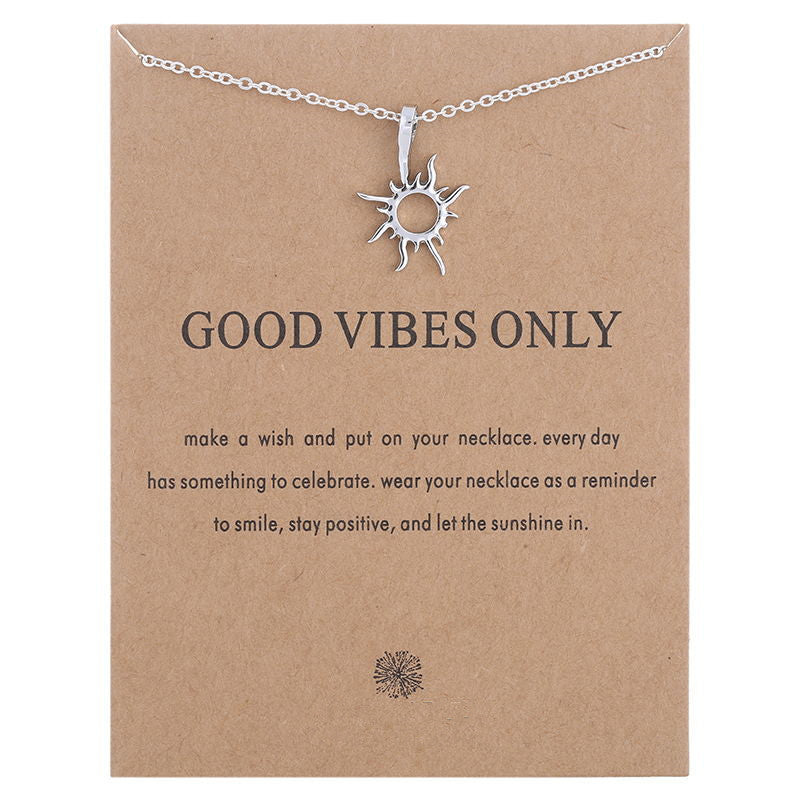 Gold-Color Sun Necklaces