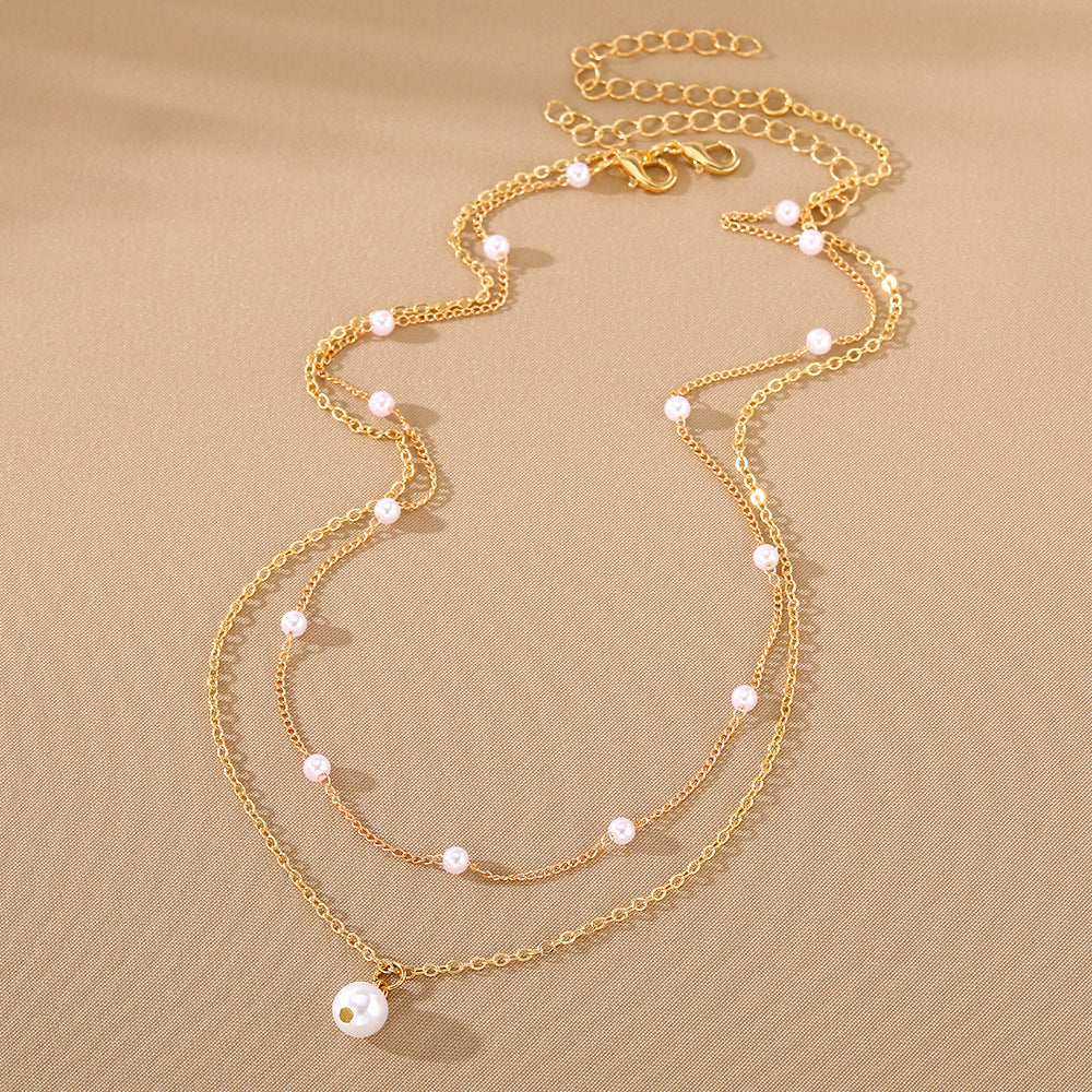 Pearl Tassel Pendant Necklace