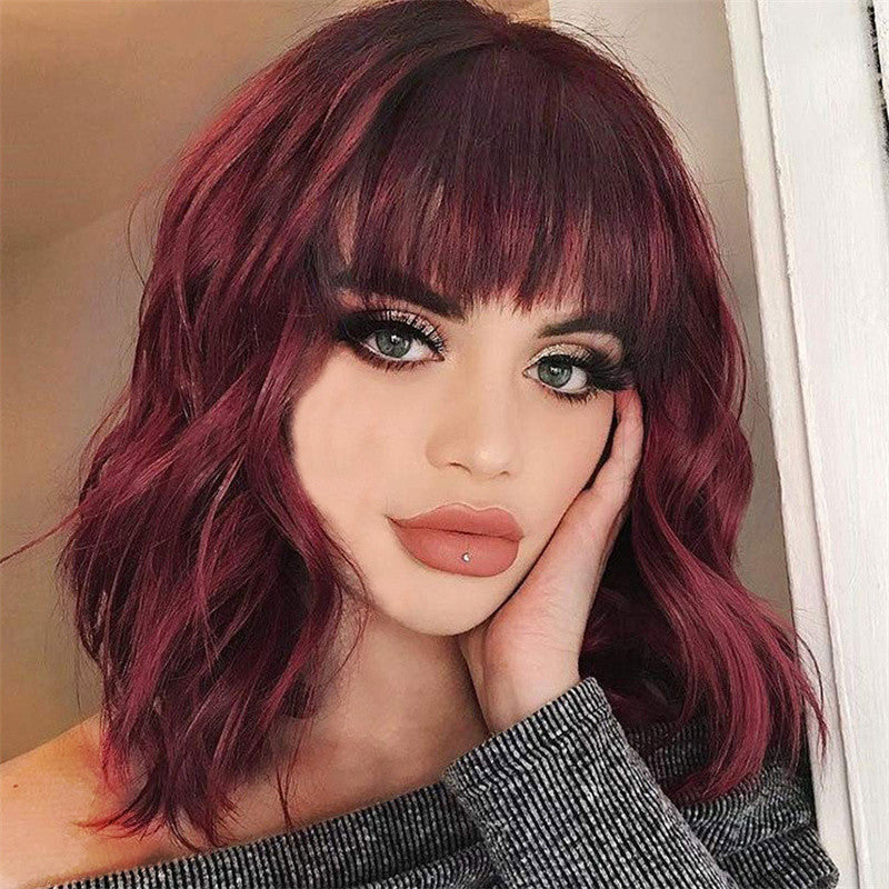 Shoulder-length Corn Human Hair Wig