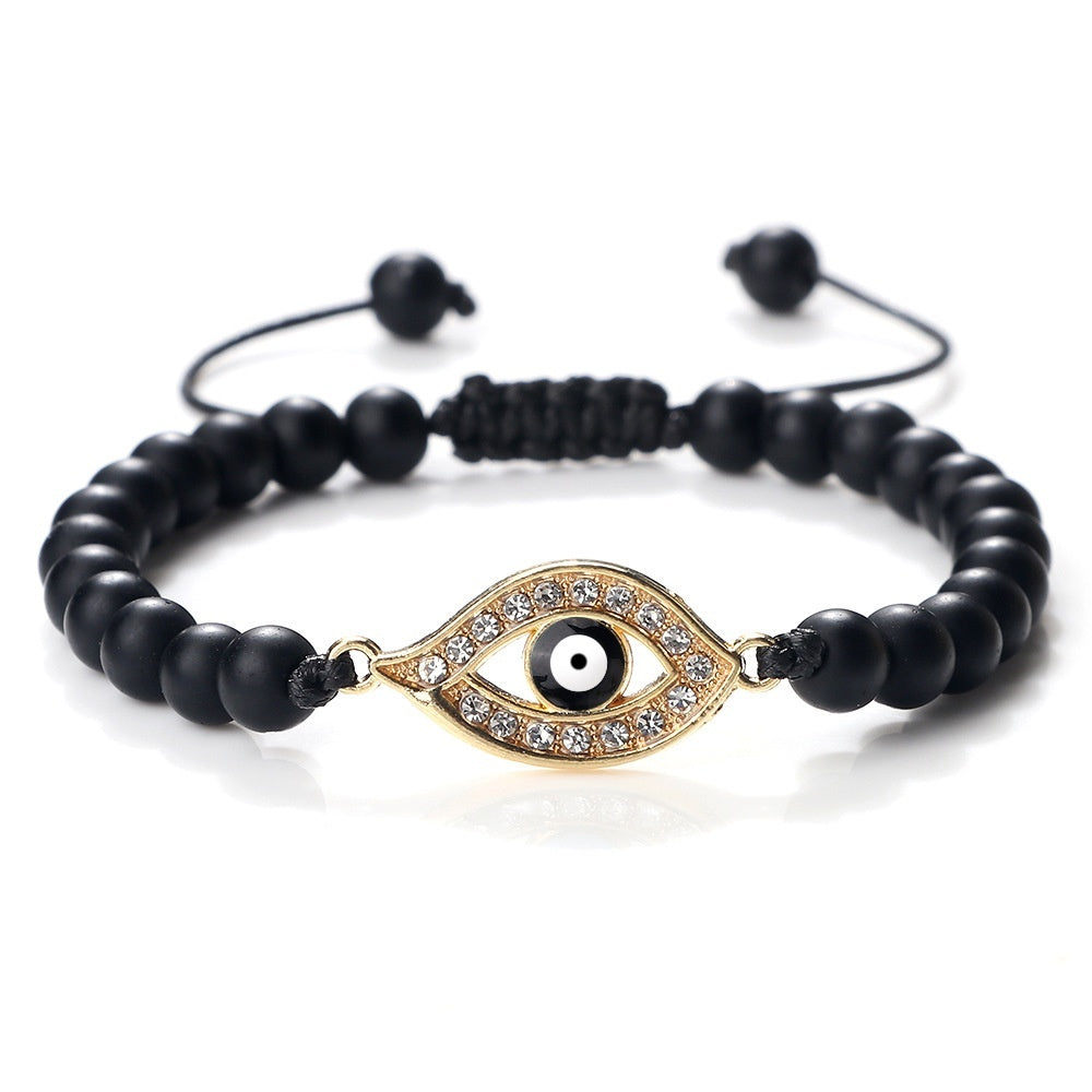 Devil's Eye Micro Inlaid Zircon Bracelet