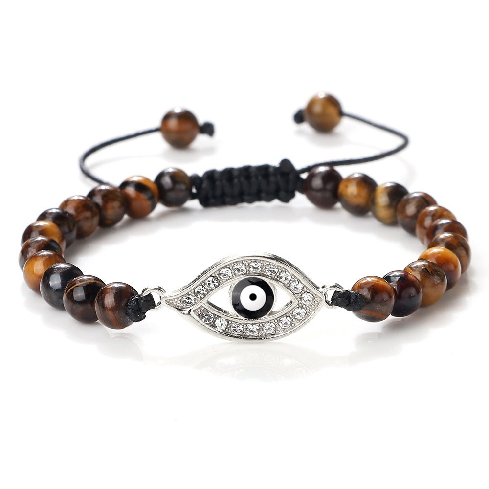 Devil's Eye Micro Inlaid Zircon Bracelet