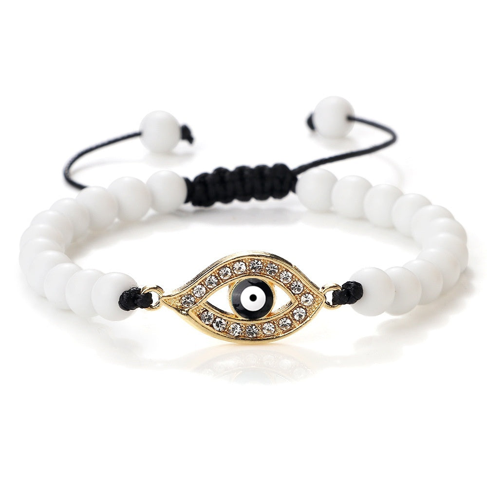 Devil's Eye Micro Inlaid Zircon Bracelet