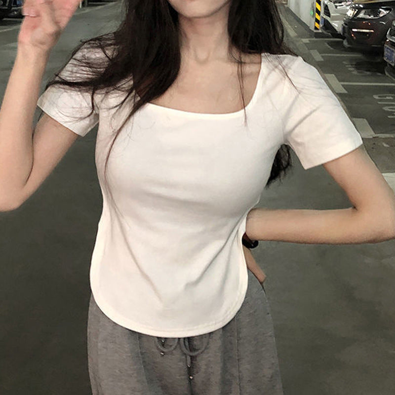 Summer U Collar Top