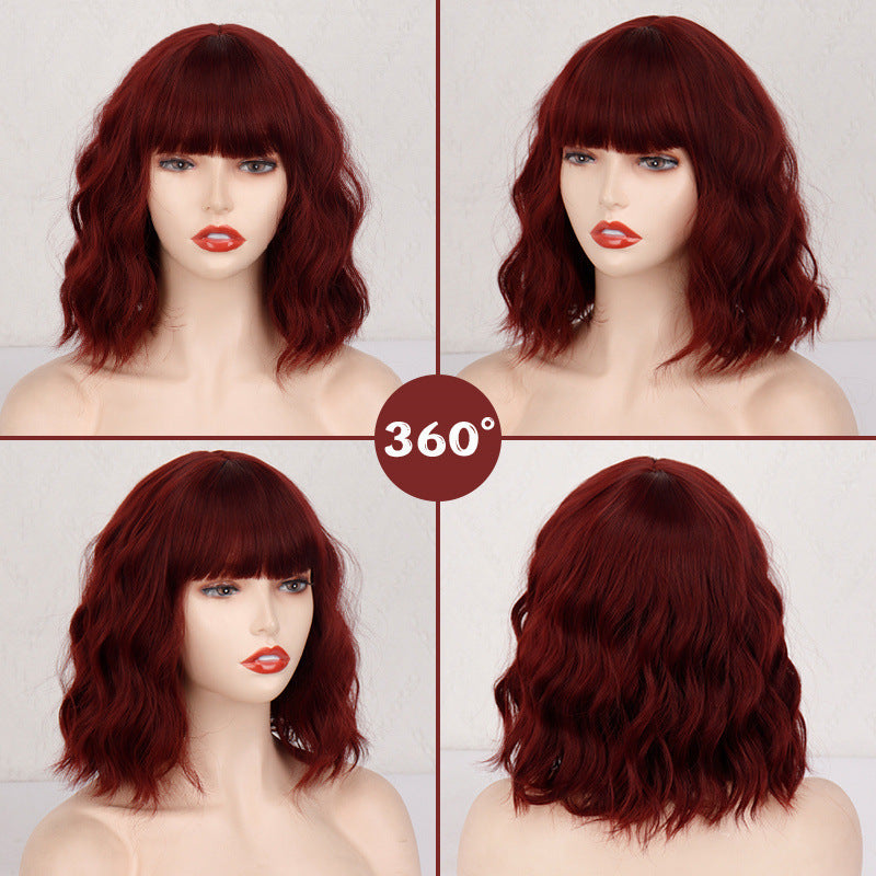 Shoulder-length Corn Human Hair Wig