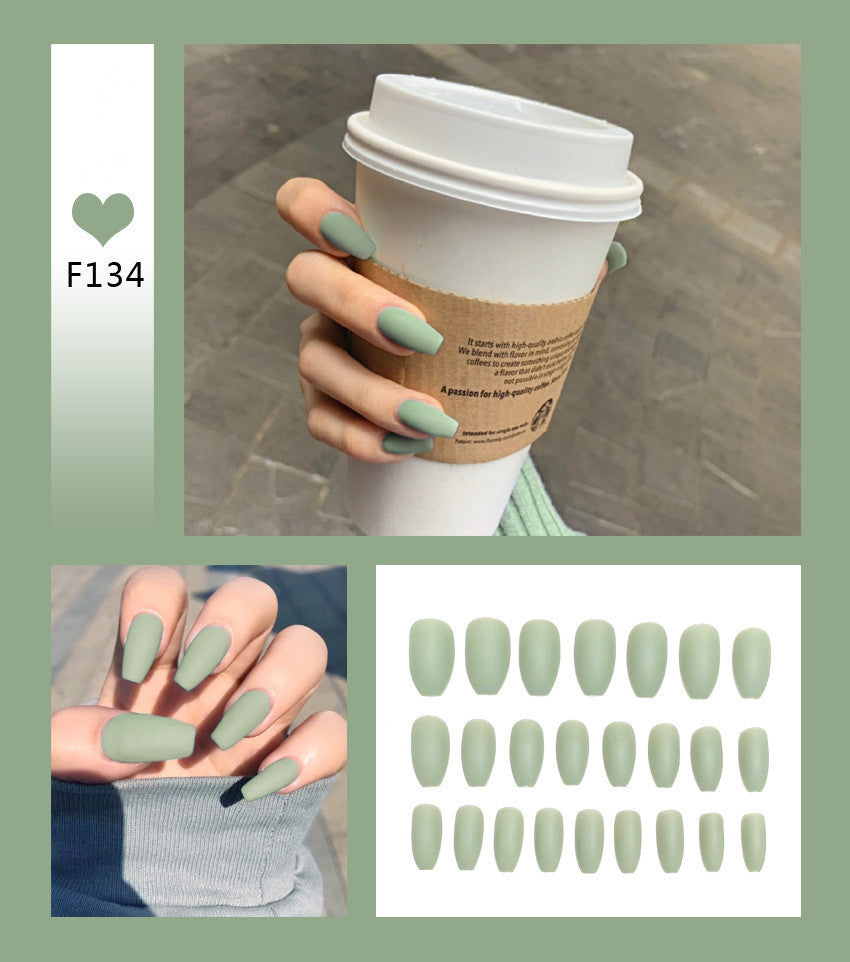 Scrub Ballet Fake Nails