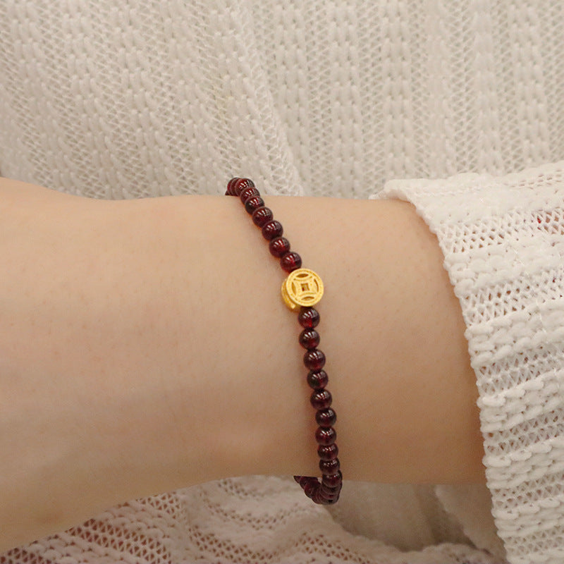 Gourd Bracelet Garnet Bracelet