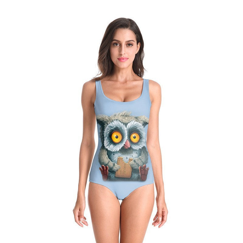 Digital Printing One-piece Swimsuit