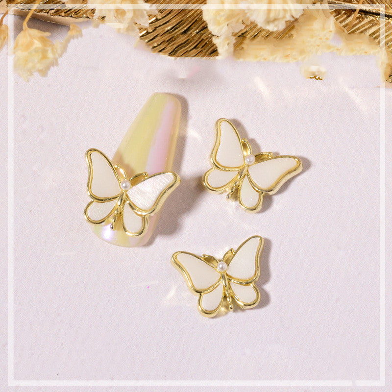 Crystal Butterfly Stereo Nails