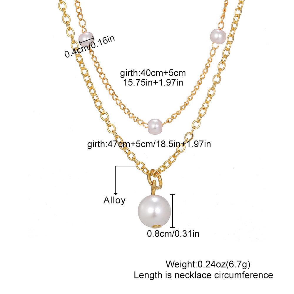 Pearl Tassel Pendant Necklace