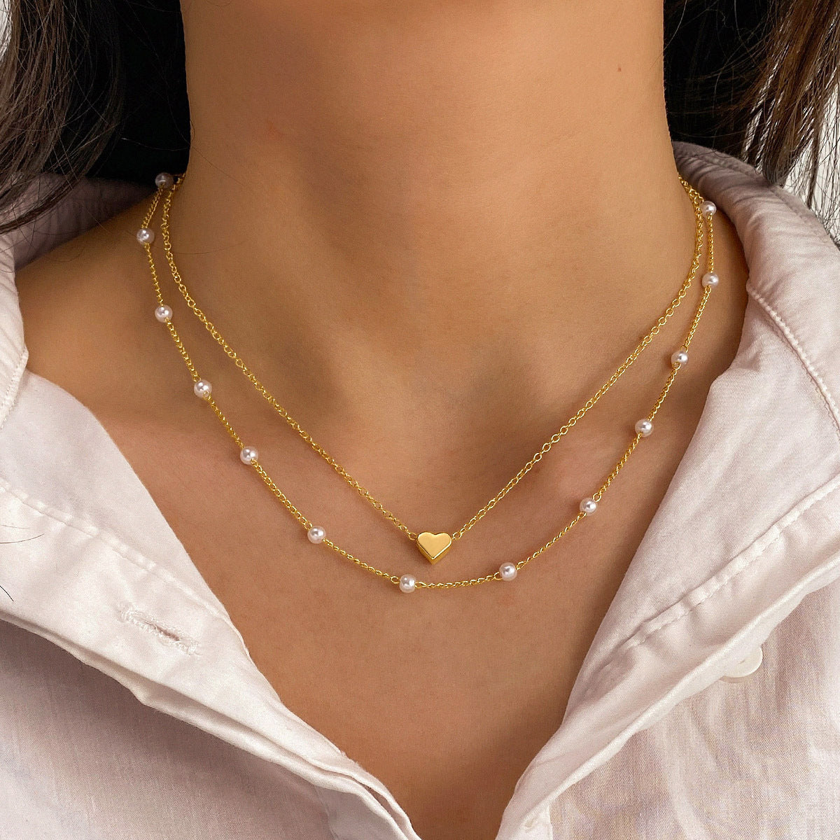 Pearl Tassel Pendant Necklace
