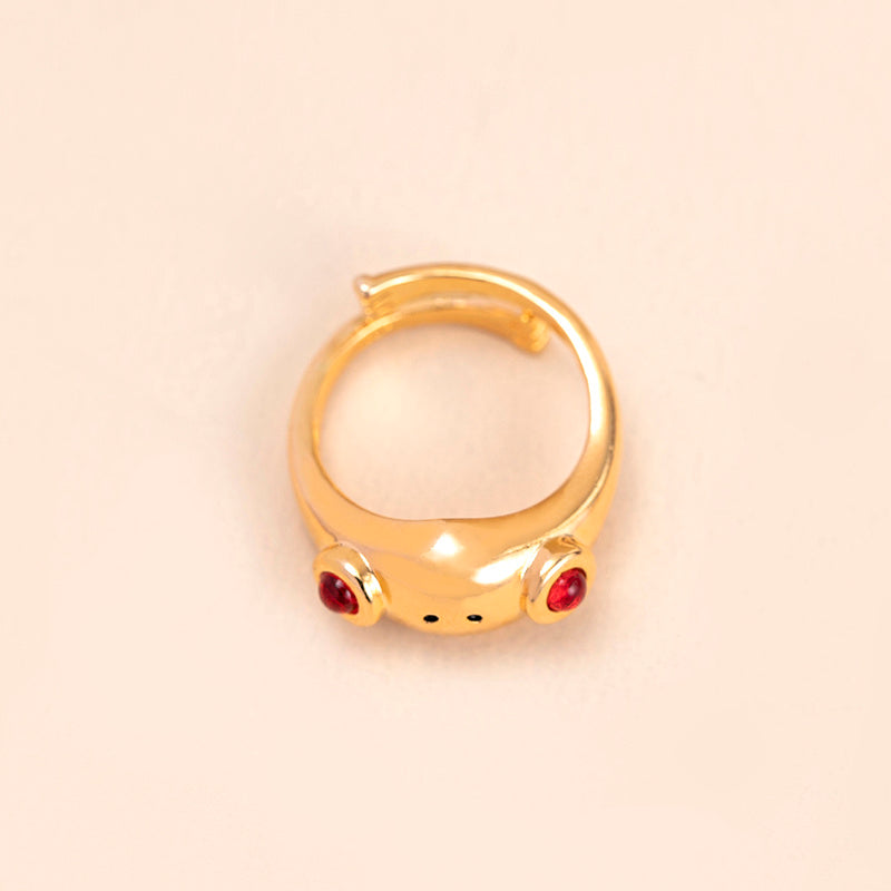 Hip Hop Frog Ring