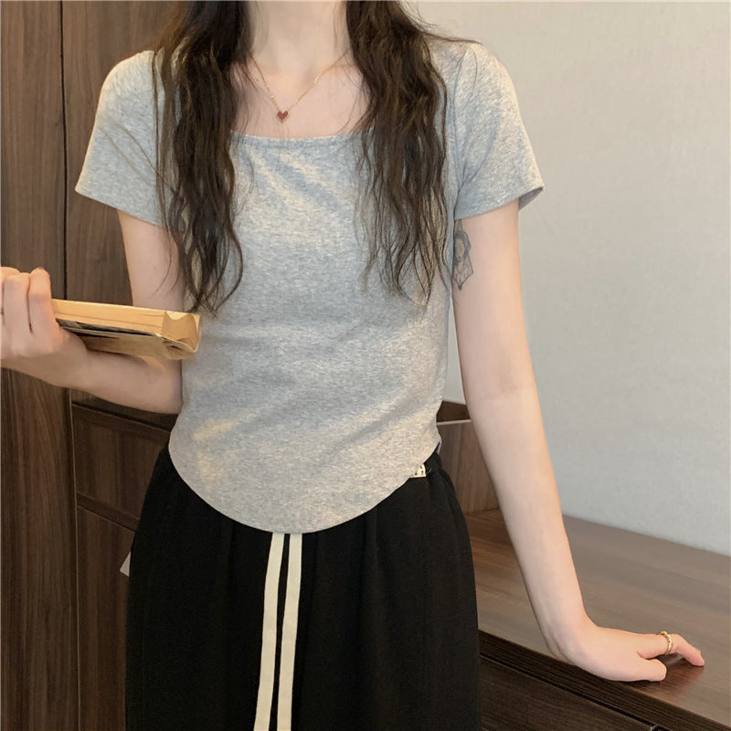 Summer U Collar Top