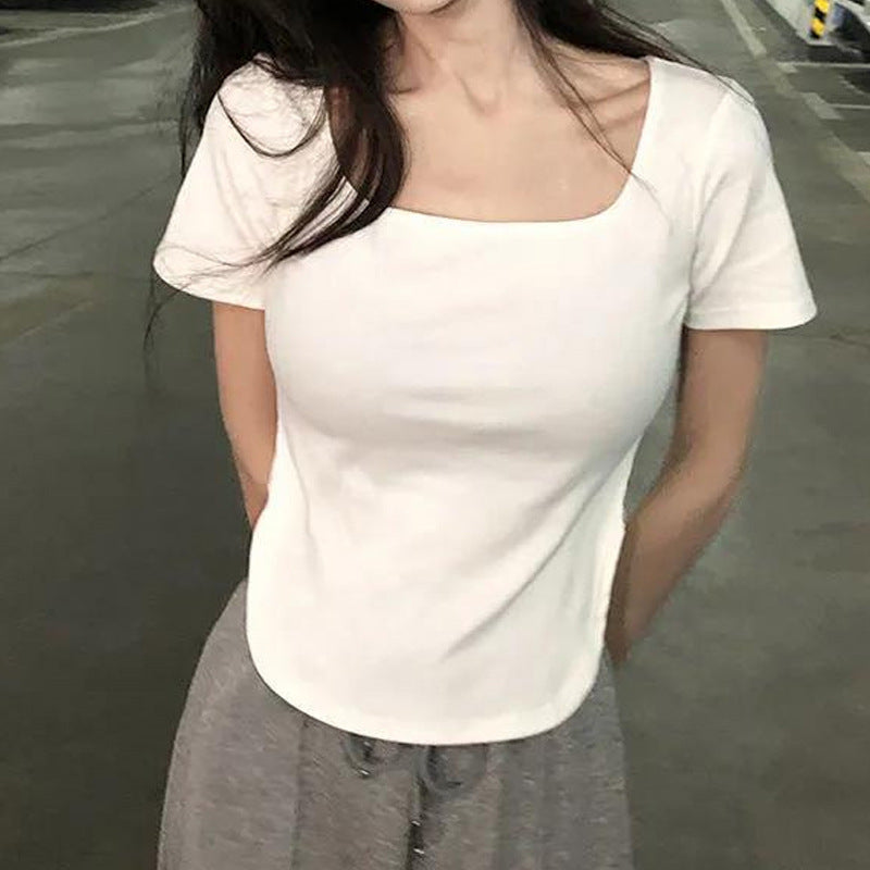 Summer U Collar Top