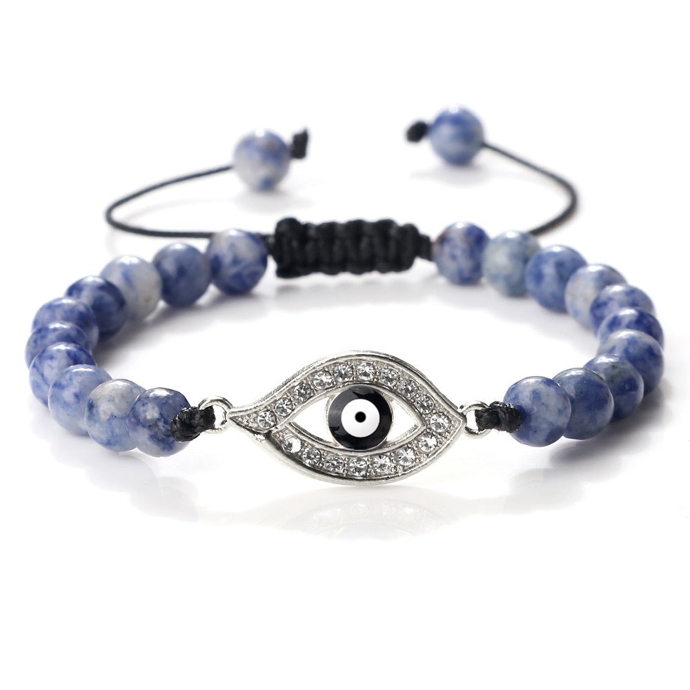 Devil's Eye Micro Inlaid Zircon Bracelet