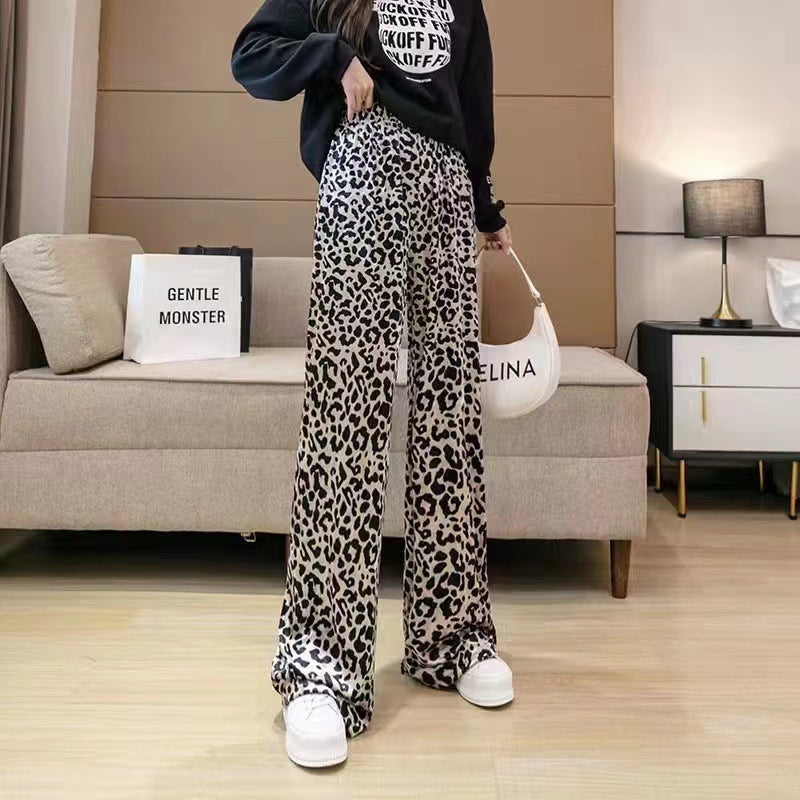 Ice Silk Wide-leg Pants