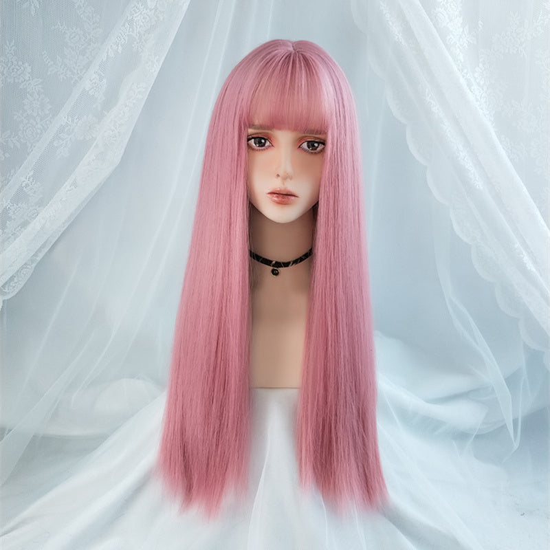 Long Straight Human Hair Wig