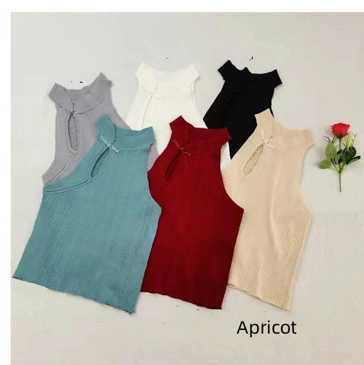 Short Summer Solid Color Top