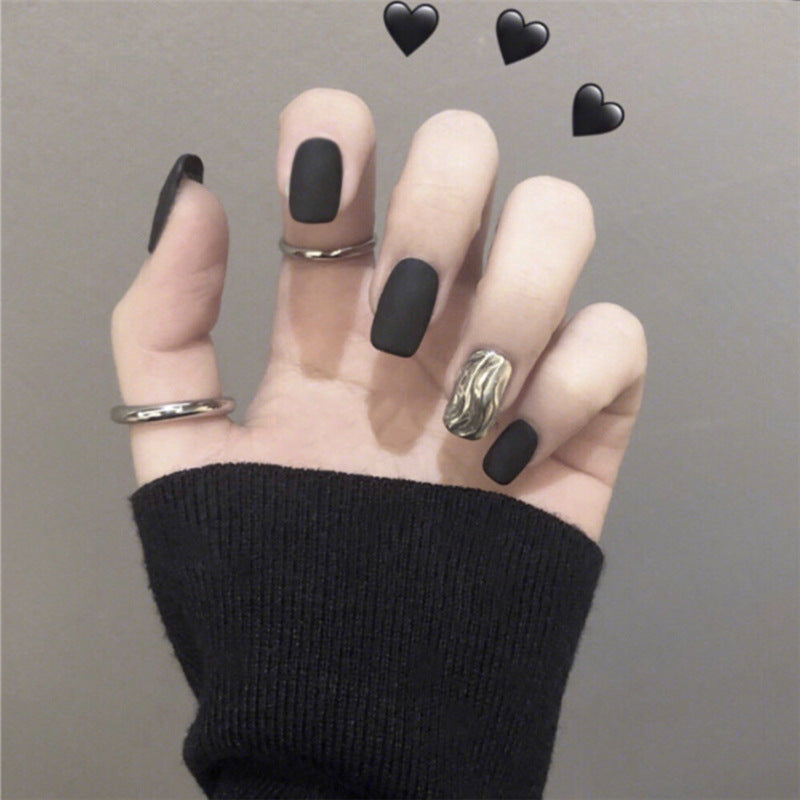 Graffiti Pattern Wearable Fake Nails