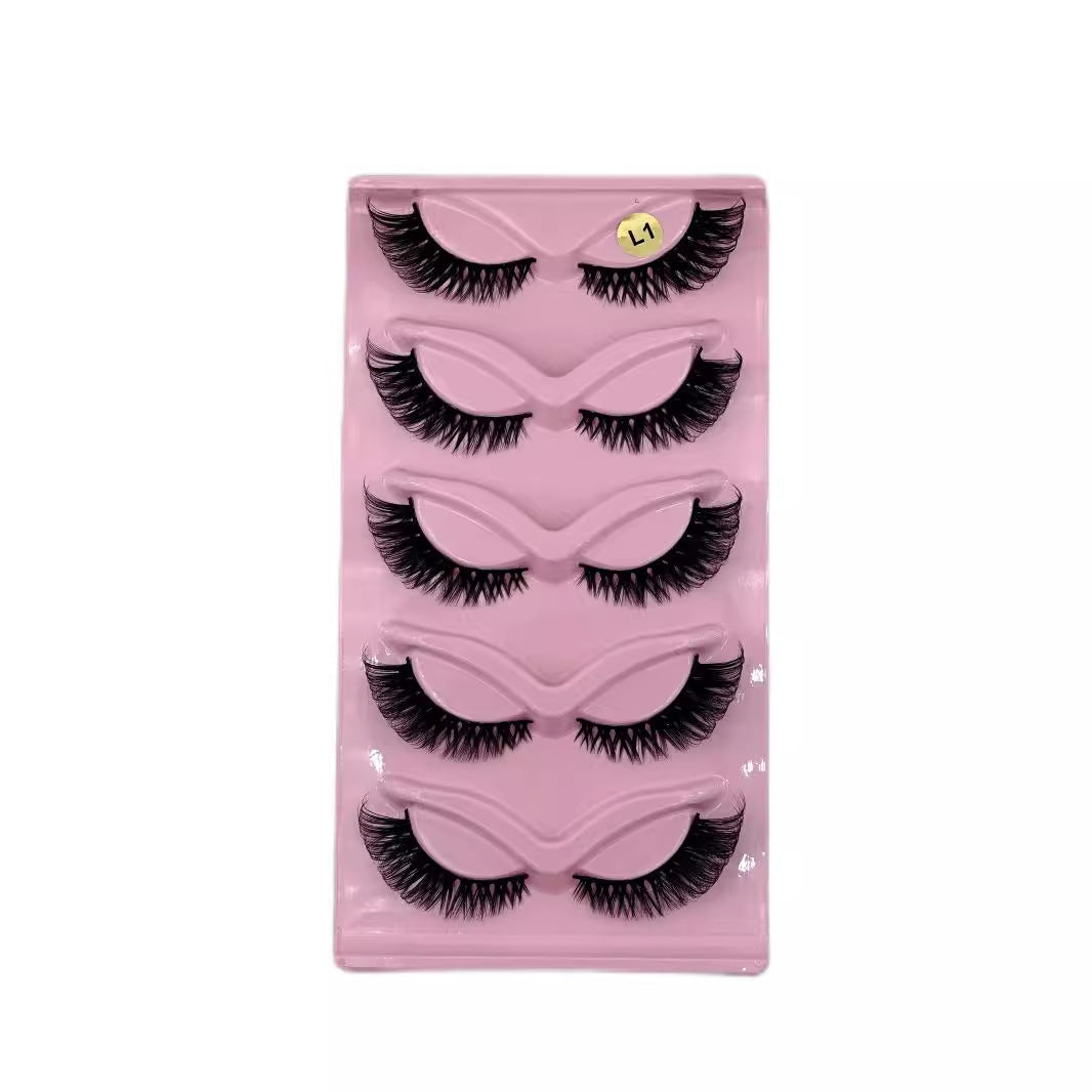 Thick Cross Cat Eye False Eyelashes