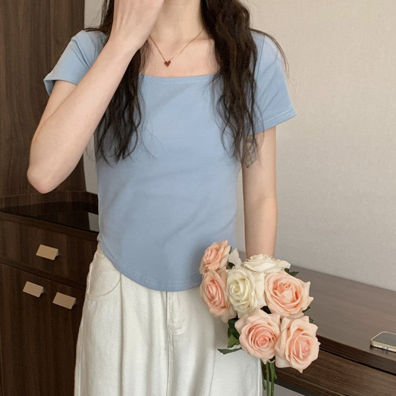 Summer U Collar Top