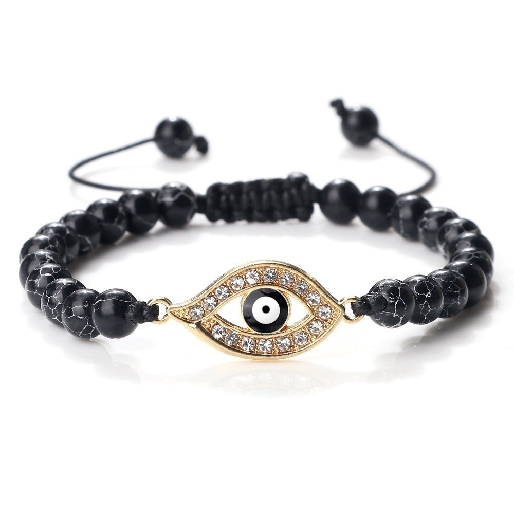 Devil's Eye Micro Inlaid Zircon Bracelet