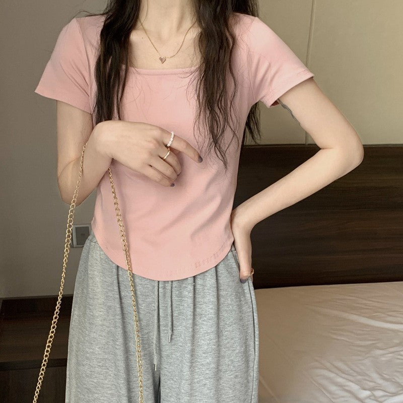 Summer U Collar Top