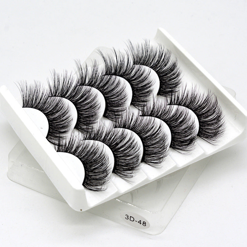 Hand-made Thick & Long Natural False Eyelashes